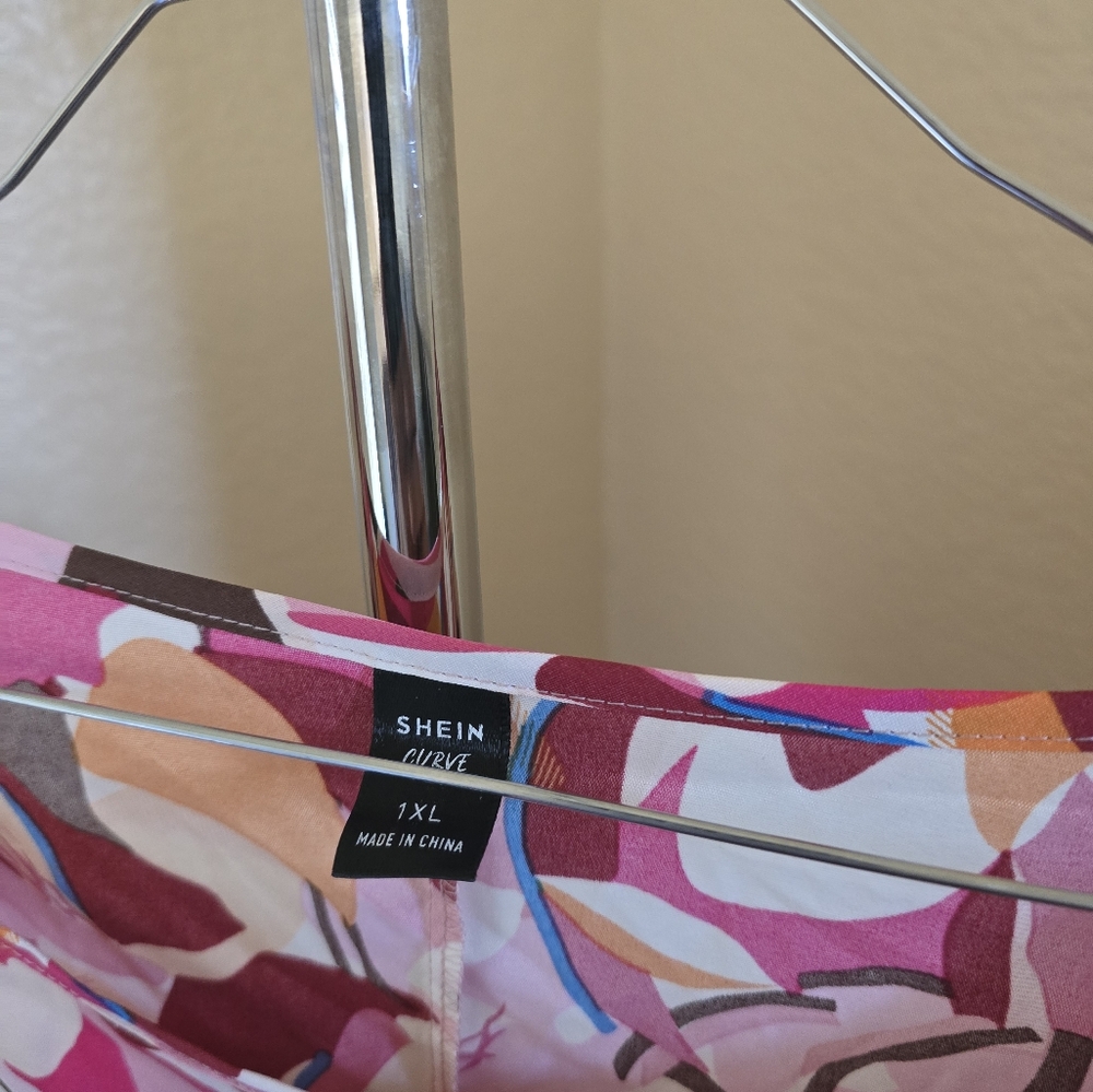 Shein Curve Pullover Short Sleeve Dress - Picture 3 of 3